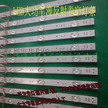 LED大功率带透镜漫发射卷帘灯条